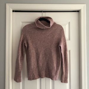 Aritzia Pink Turtle-Neck XS